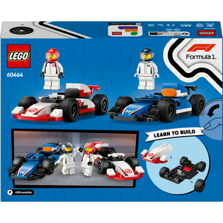 LEGO City 60464 F1 Williams Racing und Haas F1 Rennautos