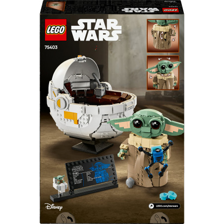 LEGO Star Wars TM 75403 Grogu in seiner Repulsorwiege