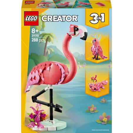 LEGO Creator 31170 Wilde Tiere: Rosa Flamingo