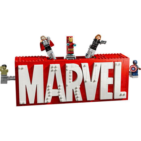 LEGO Super Heroes 76313 MARVEL Logo & Minifiguren