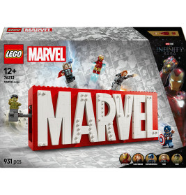 LEGO Super Heroes 76313 MARVEL Logo & Minifiguren