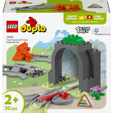 LEGO DUPLO Town 10425 Eisenbahntunnel und Schienen – Erweiterungsset