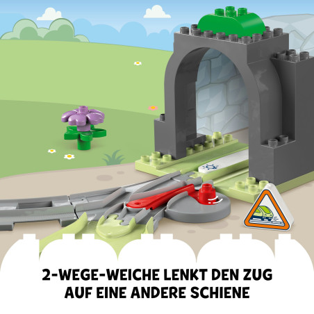 LEGO DUPLO Town 10425 Eisenbahntunnel und Schienen – Erweiterungsset