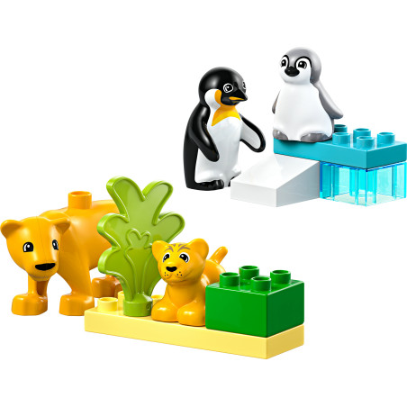 LEGO DUPLO Town 10442 Wildtier-Familien: Pinguine und Löwen