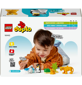 LEGO DUPLO Town 10442 Wildtier-Familien: Pinguine und Löwen