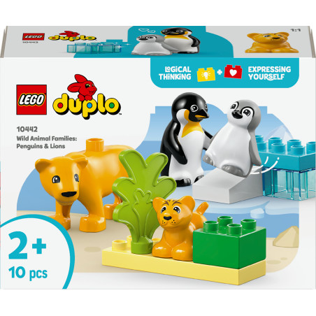 LEGO DUPLO Town 10442 Wildtier-Familien: Pinguine und Löwen