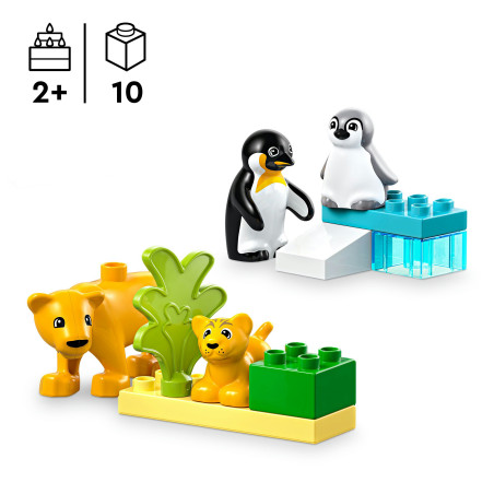 LEGO DUPLO Town 10442 Wildtier-Familien: Pinguine und Löwen