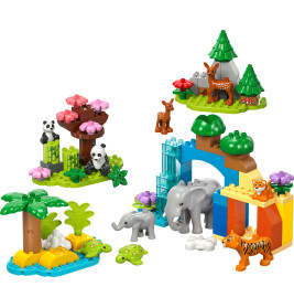 LEGO DUPLO Town 10446 Wildtier-Familien 3-in-1-Set