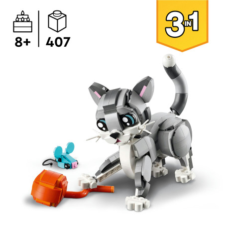 LEGO Creator 31163 Graue Katze