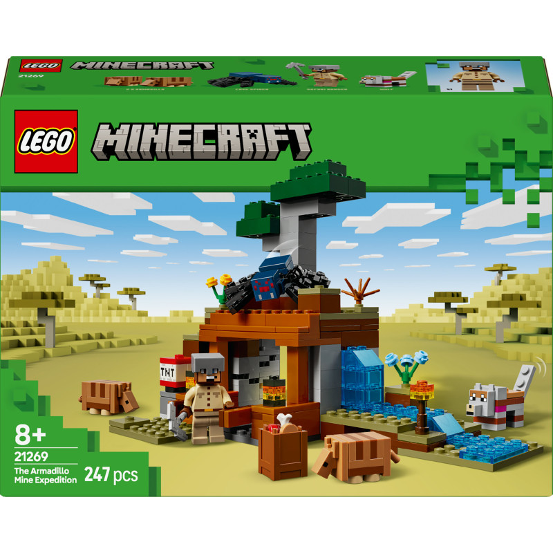 LEGO Minecraft 21269 Die Expedition zur Gürteltiermine