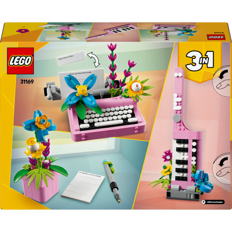 LEGO Creator 31169 Schreibmaschine mit Blumen