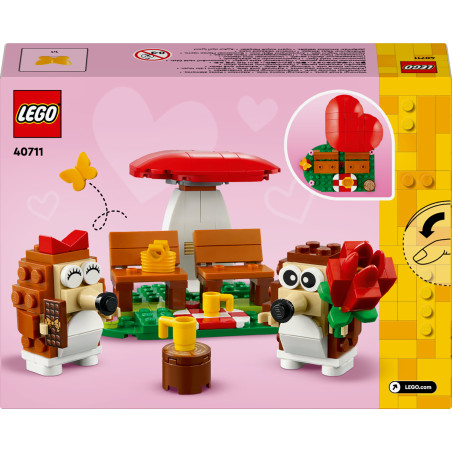 LEGO Iconic 40711 Igel und ihr Picknick-Date