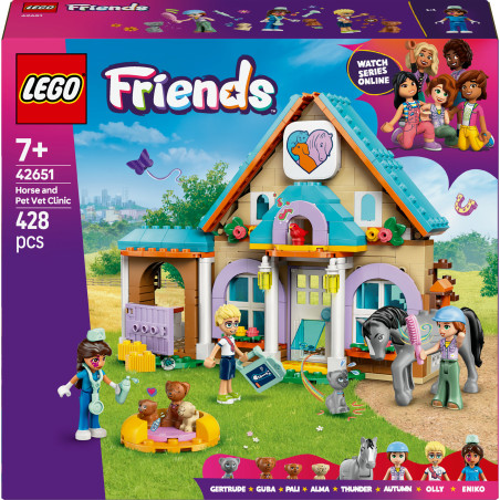 LEGO Friends 42651 Tierarztpraxis für Pferde und Haustiere