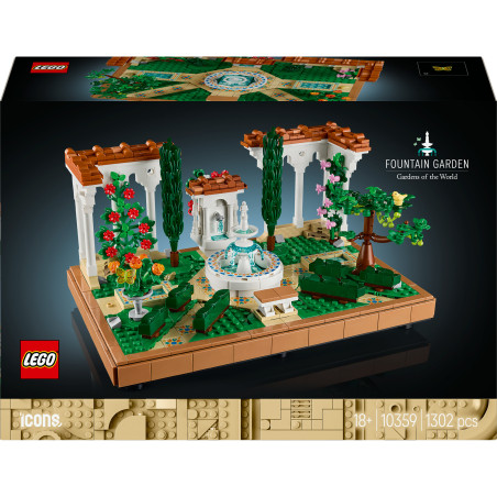 LEGO Icons 10359 Springbrunnengarten