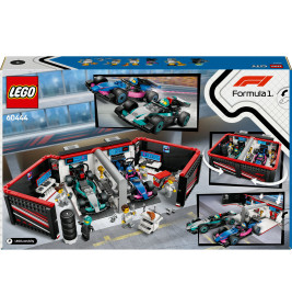 LEGO City 60444 F1 Garage mit Mercedes-AMG & Alpine Rennautos