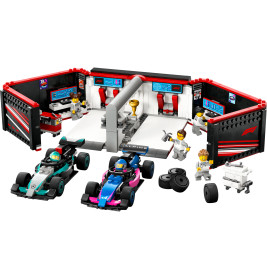 LEGO City 60444 F1 Garage mit Mercedes-AMG & Alpine Rennautos