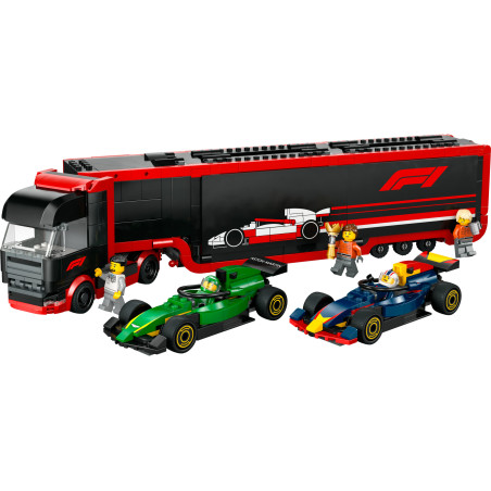 LEGO City 60445 F1 Transporter mit RB20 & AMR24 F1 Rennautos