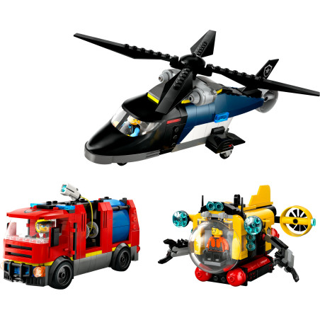 LEGO City 60462 Kombinationsset mit Hubschrauber