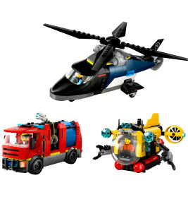 LEGO City 60462 Kombinationsset mit Hubschrauber