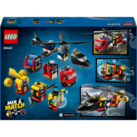 LEGO City 60462 Kombinationsset mit Hubschrauber