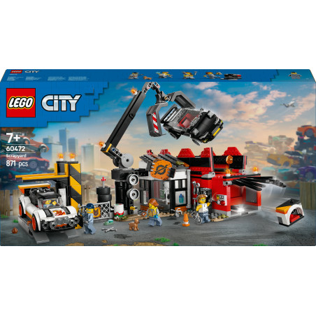 LEGO City 60472 Schrottplatz mit Autos