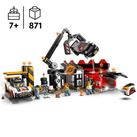 LEGO City 60472 Schrottplatz mit Autos