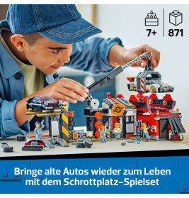 LEGO City 60472 Schrottplatz mit Autos