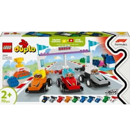 LEGO DUPLO Town 10445 F1 Team Rennautos mit Rennfahrern