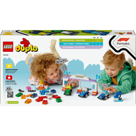 LEGO DUPLO Town 10445 F1 Team Rennautos mit Rennfahrern