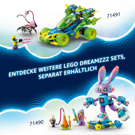 LEGO DREAMZzz 71497 Coopers Tiger-Mech und Zero s Hot Rod Auto