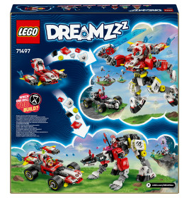 LEGO DREAMZzz 71497 Coopers Tiger-Mech und Zero s Hot Rod Auto