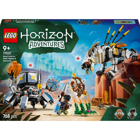 LEGO Horizon 77037 Aloy und Varl vs. Panzerwanderer und Sägezahn