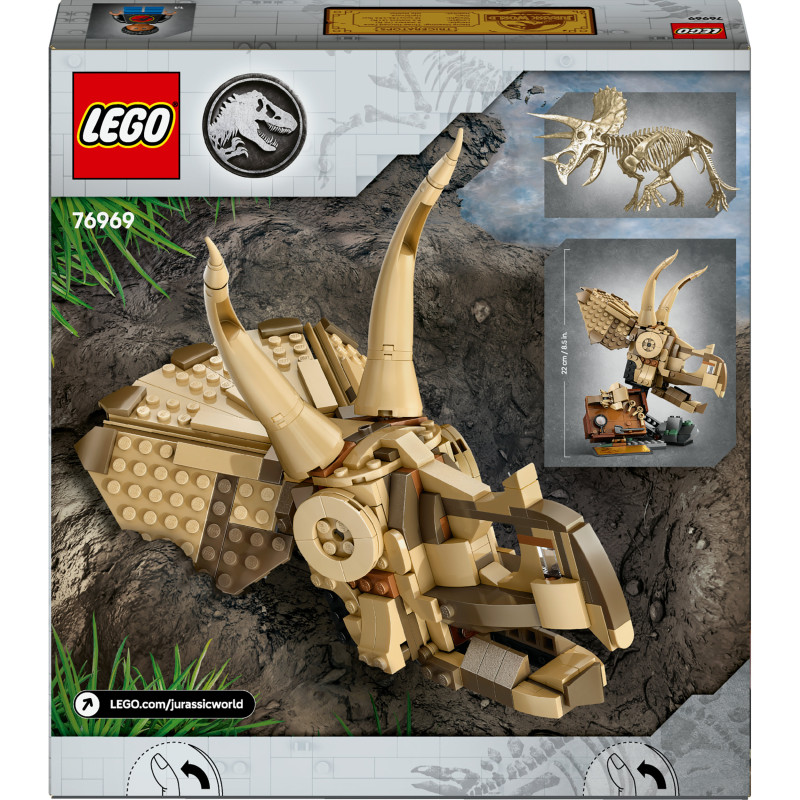 LEGO Jurassic World 76969 Dinosaurier-Fossilien: Triceratops-Schädel