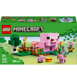 LEGO Minecraft 21268 Das Babyschwein-Haus