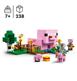 LEGO Minecraft 21268 Das Babyschwein-Haus