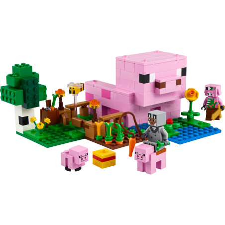 LEGO Minecraft 21268 Das Babyschwein-Haus