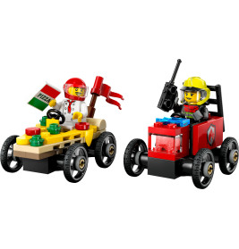 LEGO City 60458 Pizzalieferwagen vs. Löschauto