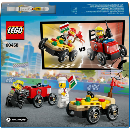 LEGO City 60458 Pizzalieferwagen vs. Löschauto