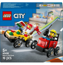 LEGO City 60458 Pizzalieferwagen vs. Löschauto