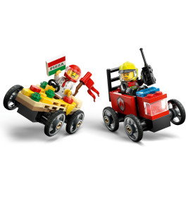 LEGO City 60458 Pizzalieferwagen vs. Löschauto