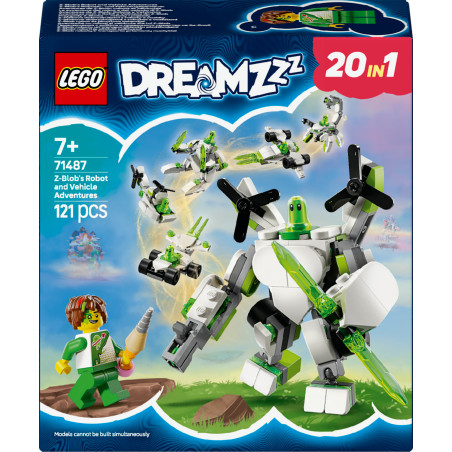 LEGO DREAMZzz 71487 Z-Blob s Roboter- und Fahrzeugabenteuer