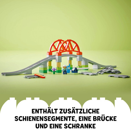 LEGO DUPLO Town 10426 Eisenbahnbrücke und Schienen – Erweiterungsset