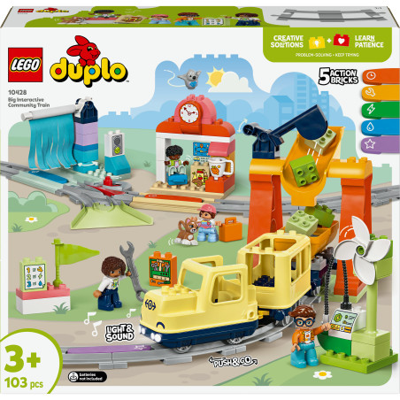 LEGO DUPLO Town 10428 Große interaktive Eisenbahn