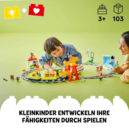 LEGO DUPLO Town 10428 Große interaktive Eisenbahn