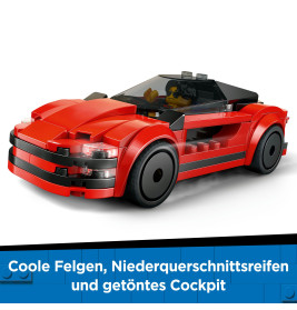 LEGO City 60448 Roter Sportwagen