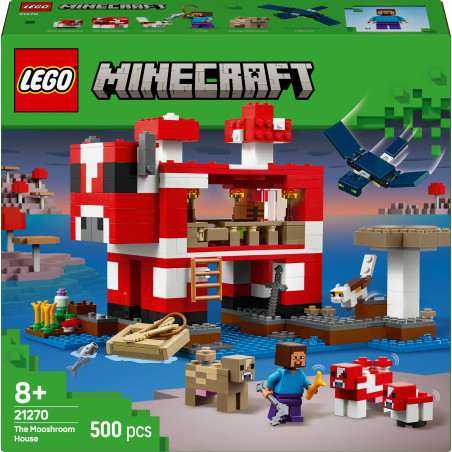 LEGO Minecraft 21270 Das Pilzkuh-Haus