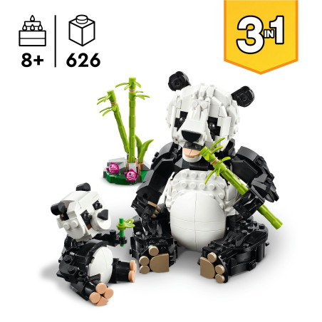 LEGO Creator 31165 Wilde Tiere: Pandafamilie