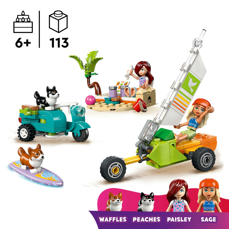 LEGO Friends 42641 Strandabenteuer mit Hunden