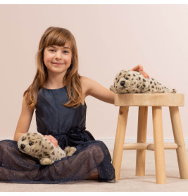 Teddy Hermann Robbe, grau, 32 cm