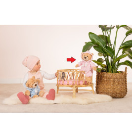 Teddy Hermann Schlafanzugbär, rosa, 30 cm